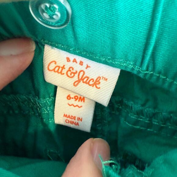 Cat & Jack Baby Boy Plaid Flannel Pants Holiday Christmas Set Size 6-9 Months - Picture 9 of 9